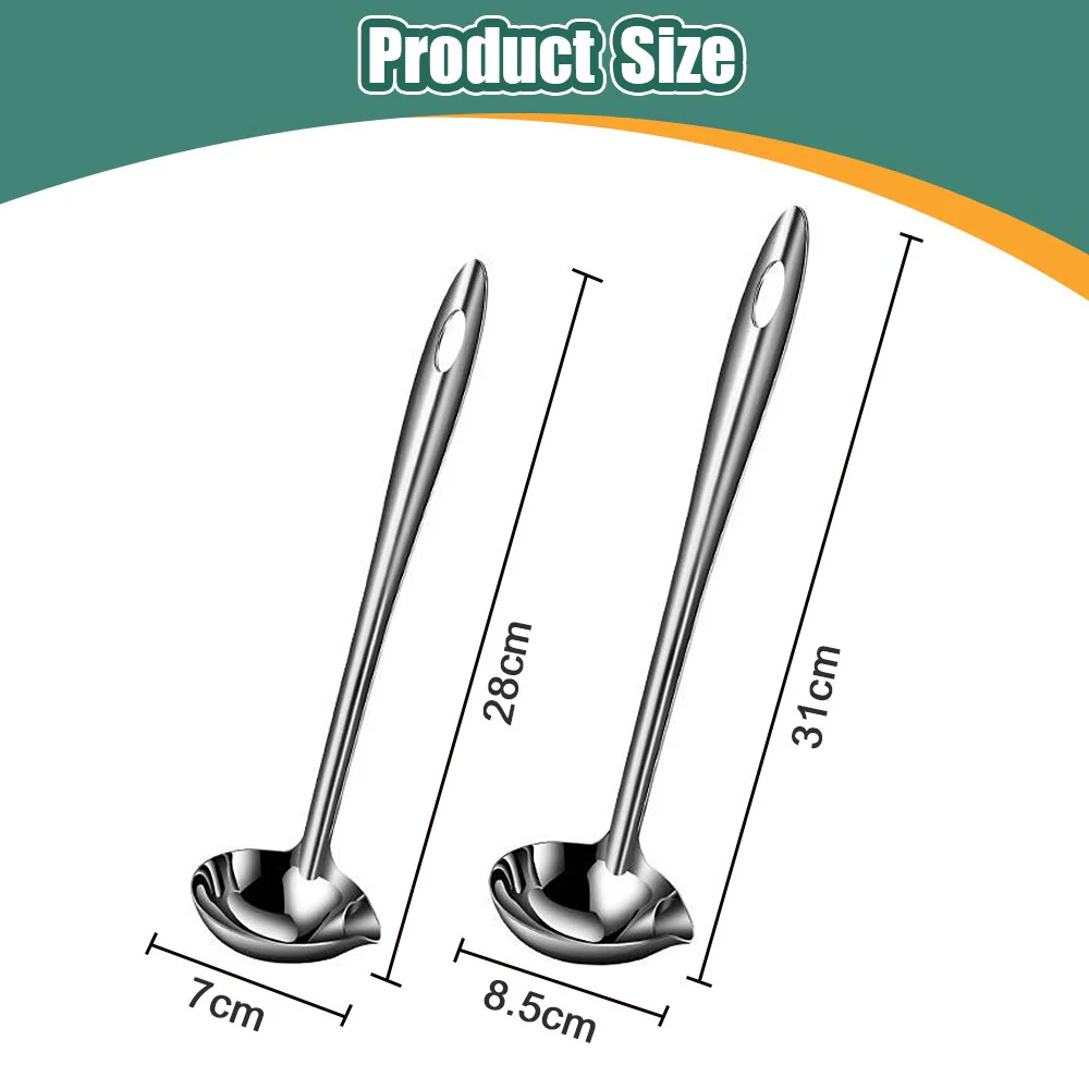 Stainless Steel Filter Oil Spoon - Image 6