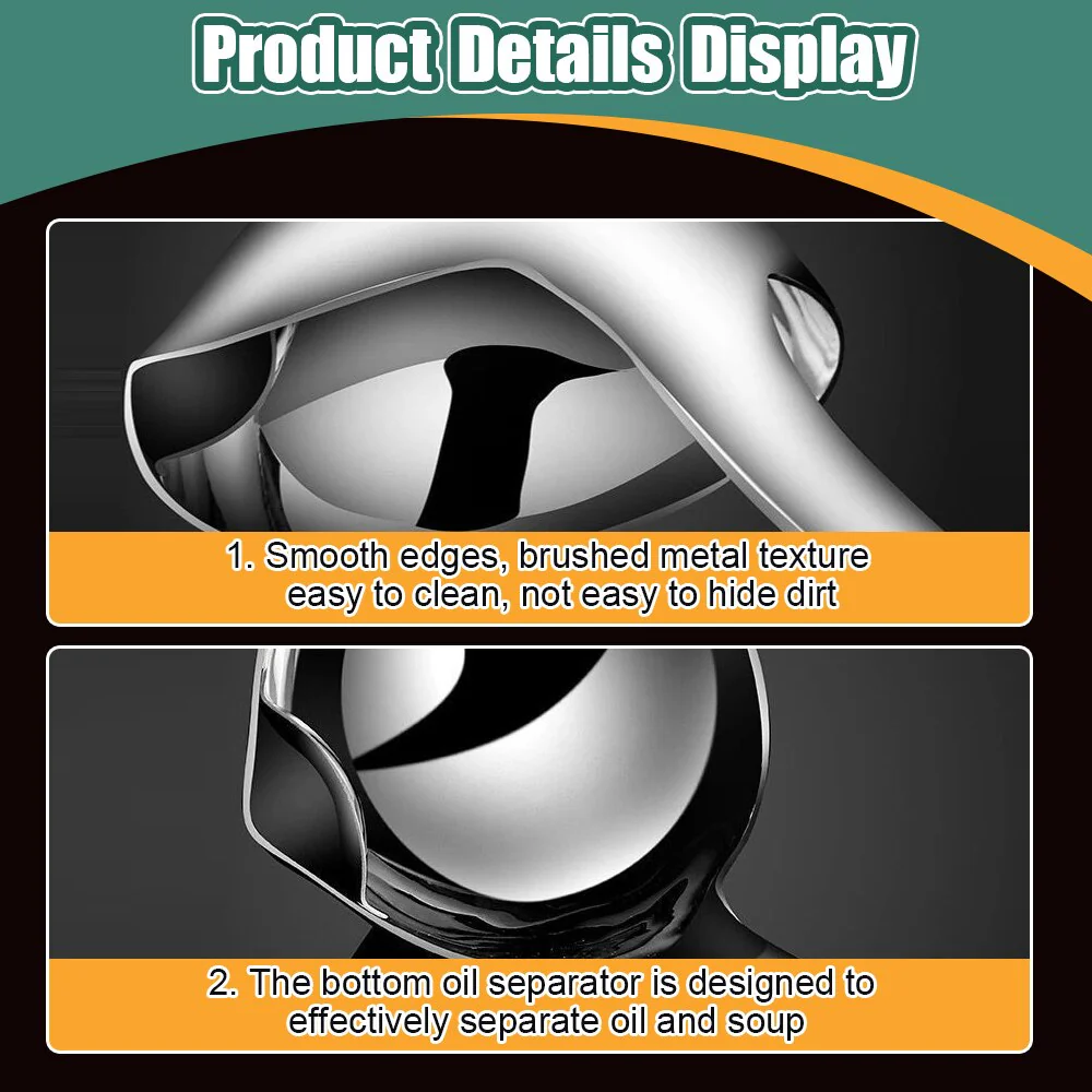 Stainless Steel Filter Oil Spoon - Image 7