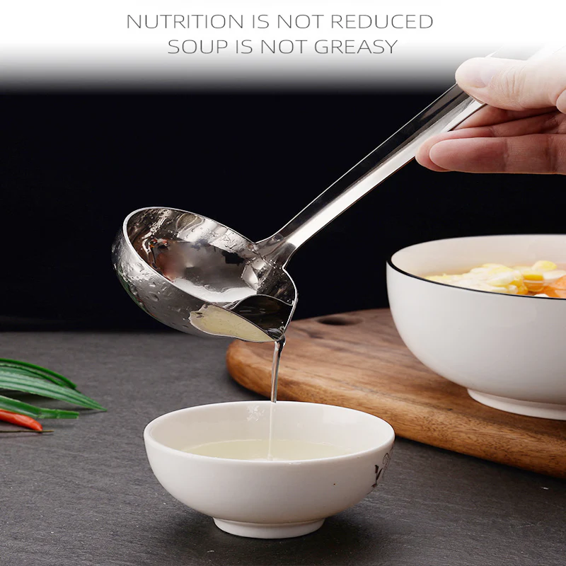 Stainless Steel Filter Oil Spoon - Image 9