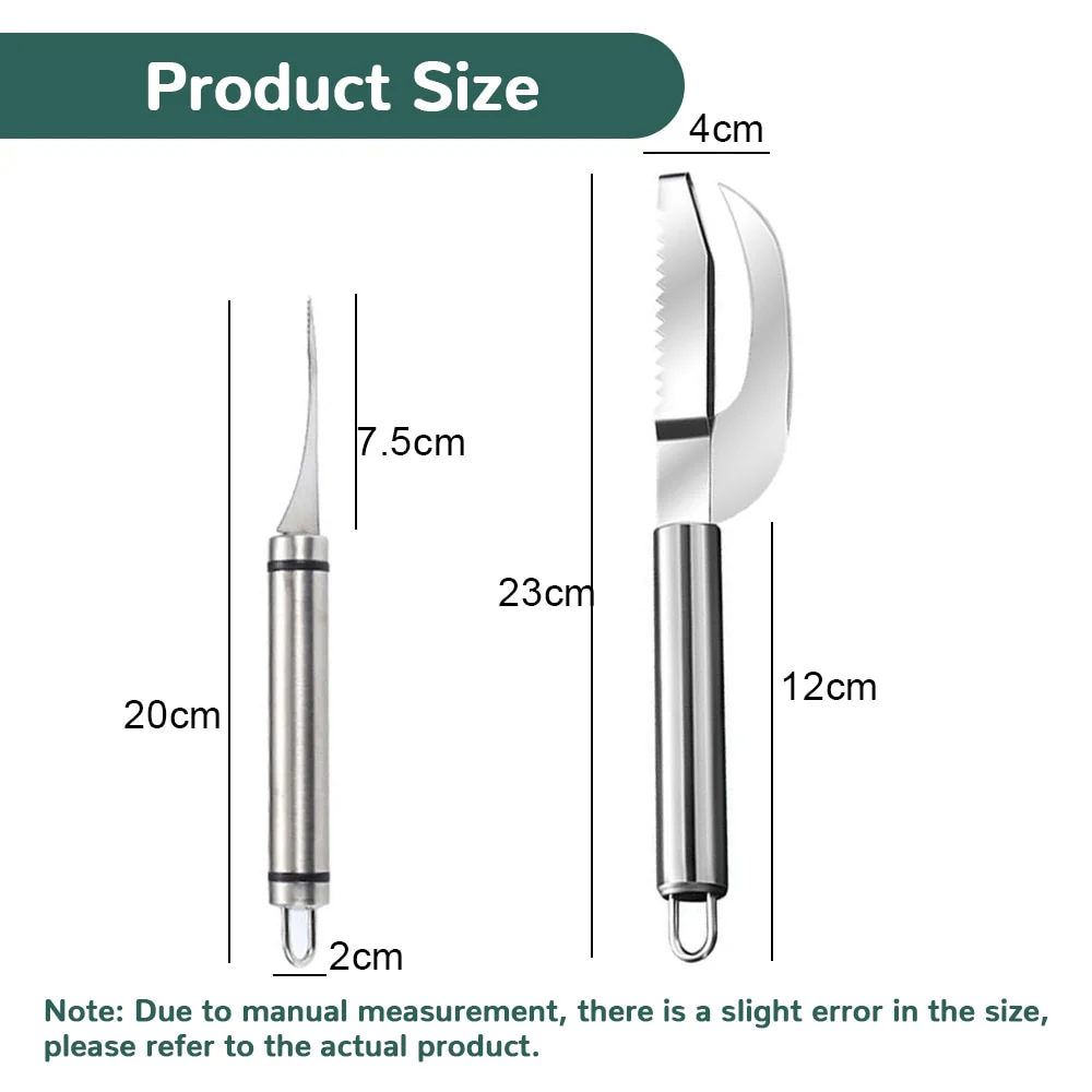 Stainless Steel Fish Scale Tool - Image 10