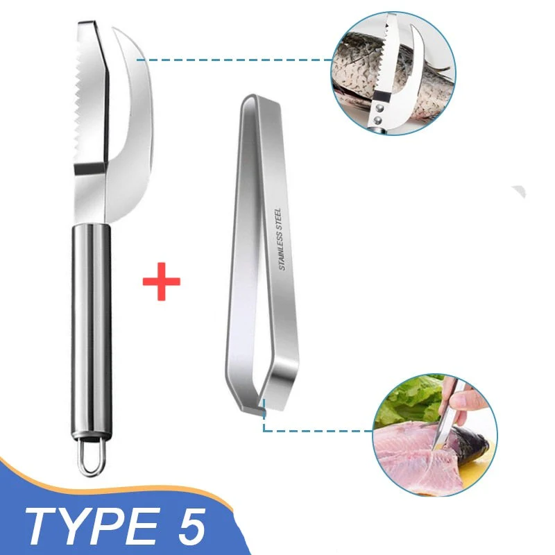 Stainless Steel Fish Scale Tool - Image 5