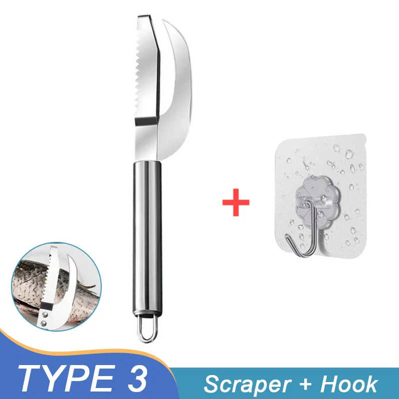 Stainless Steel Fish Scale Tool - Image 6