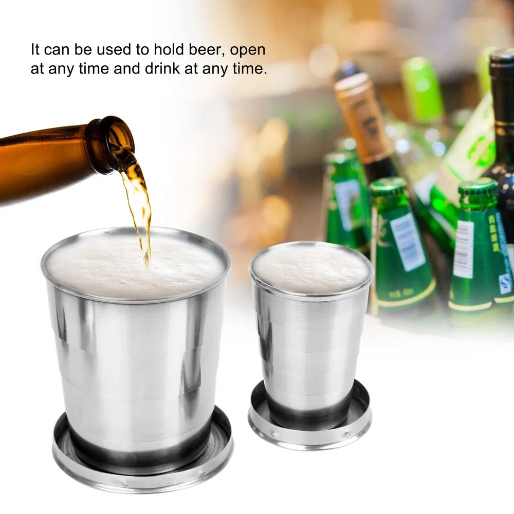 Stainless Steel Folding Cup - Image 4