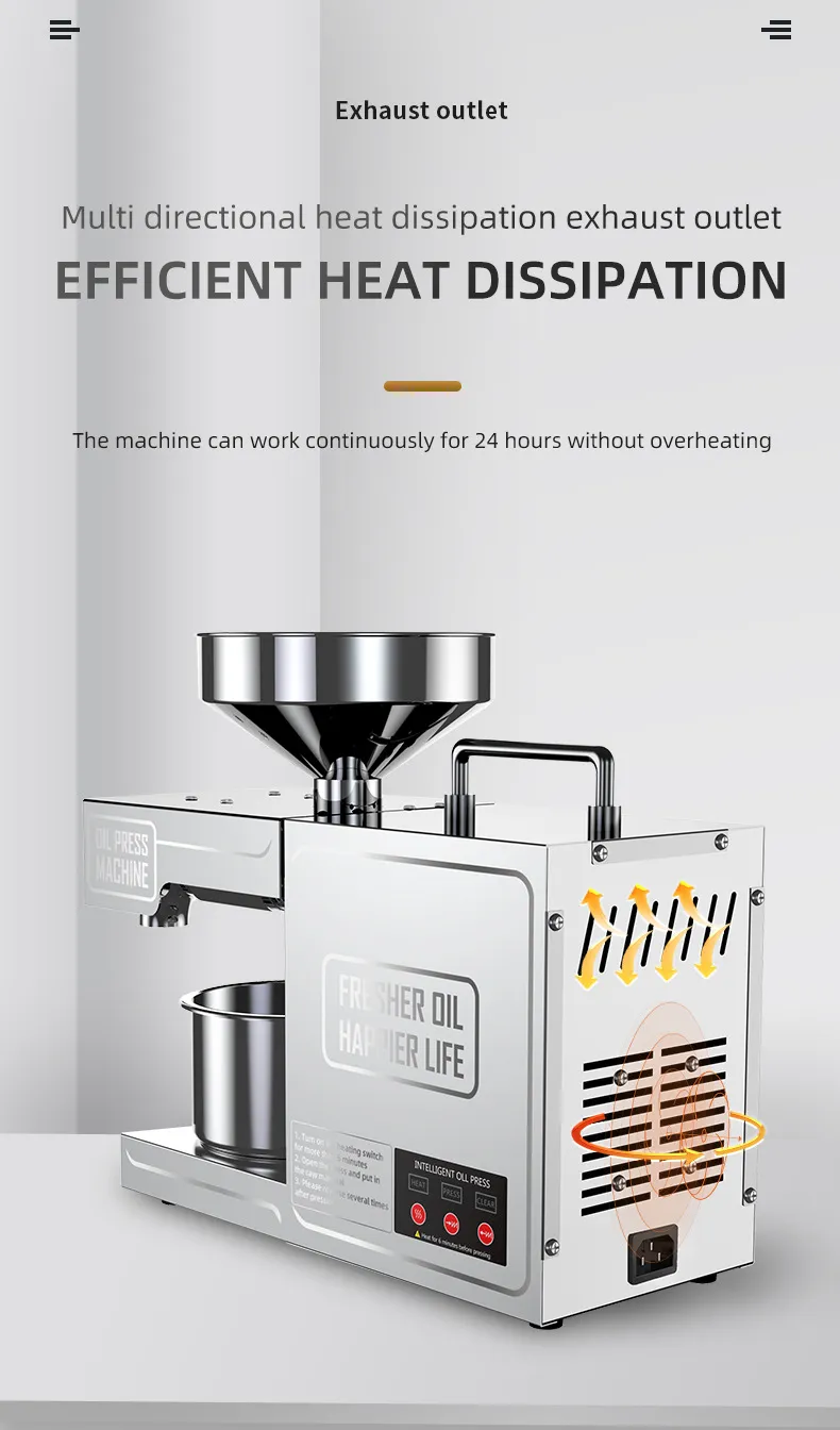 Stainless Steel Hydraulic Oil Press - Image 17