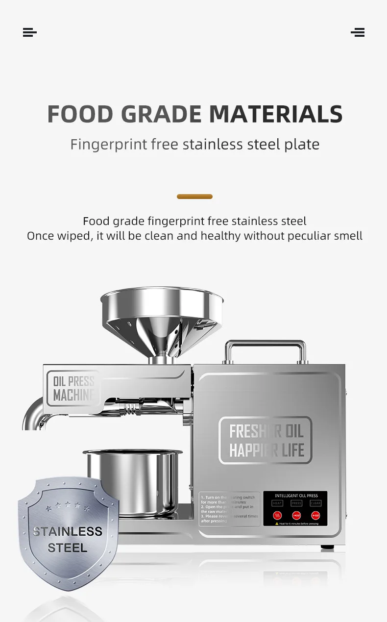 Stainless Steel Hydraulic Oil Press - Image 19