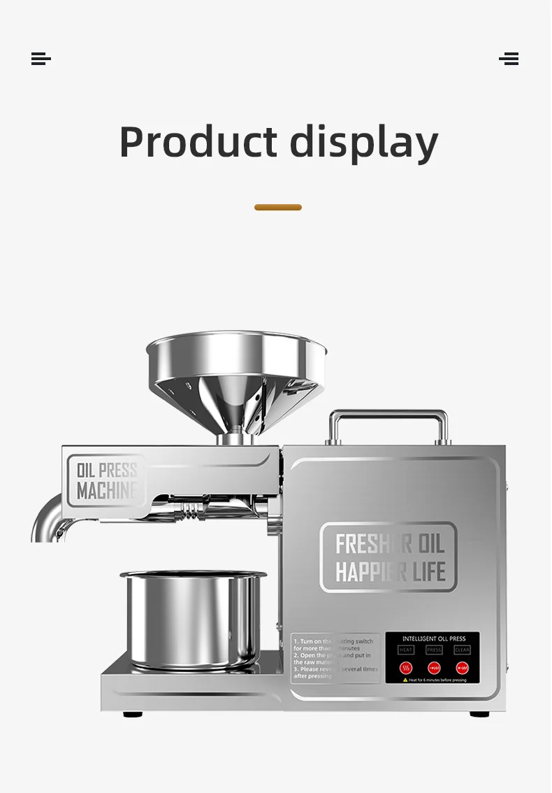 Stainless Steel Hydraulic Oil Press - Image 23