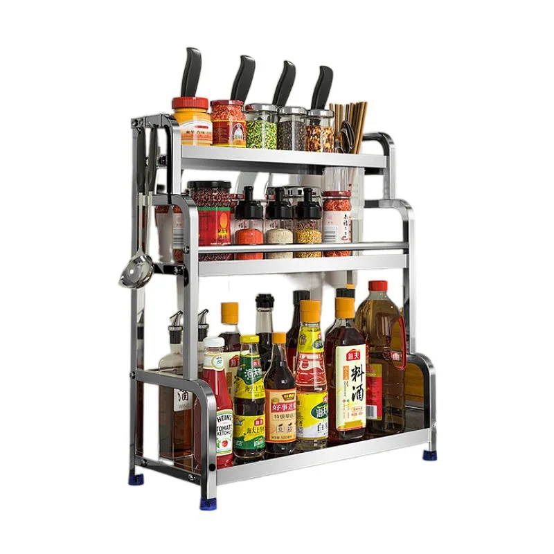 Stainless Steel Kitchen Organizing Rack - Image 5