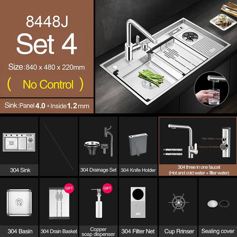 Stainless Steel Kitchen Sink - Image 12