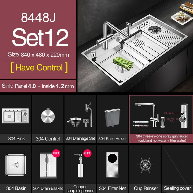 Stainless Steel Kitchen Sink - Image 8