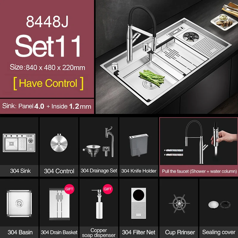 Stainless Steel Kitchen Sink - Image 9