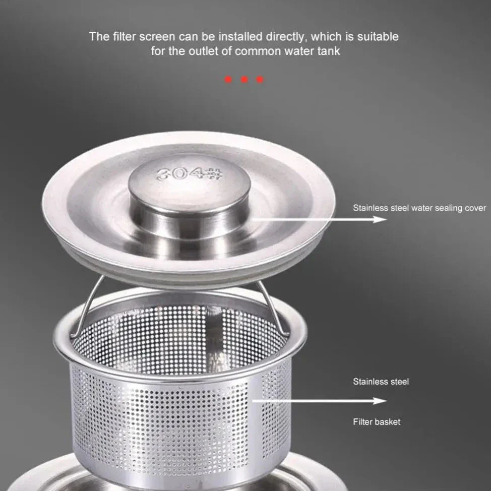 Stainless Steel Kitchen Sink Strainer - Image 20