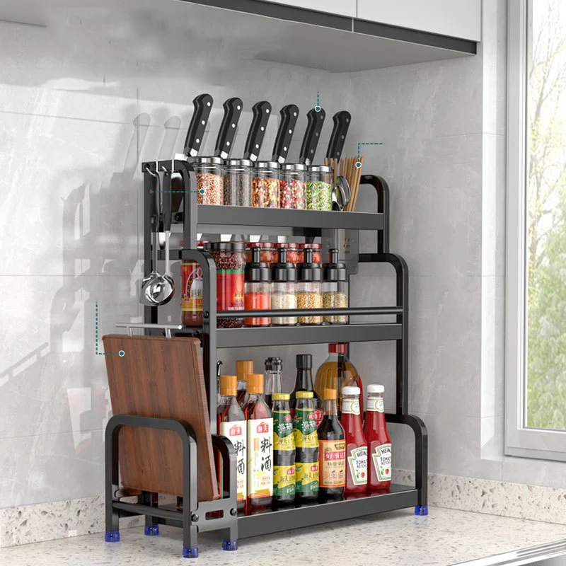 Stainless Steel Kitchen Storage Rack - Image 21