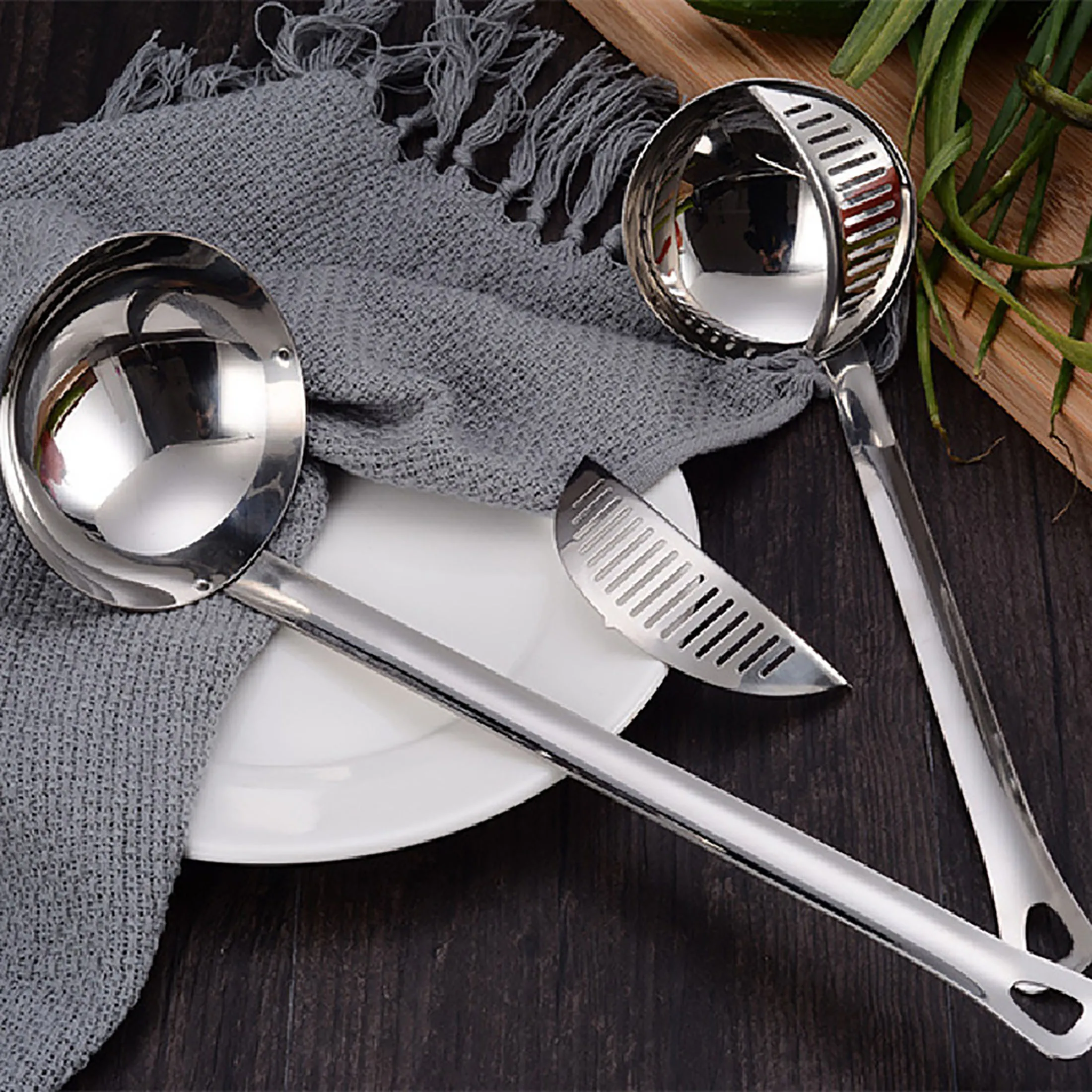 Stainless Steel Ladle Spoon - Image 2