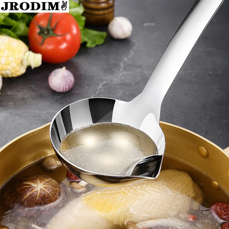 Stainless Steel Oil Fat Filtering Spoon Scoop - Image 5