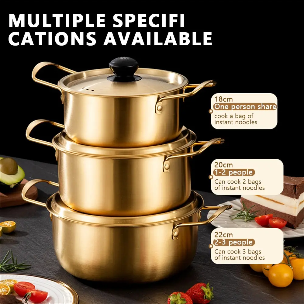 Stainless Steel Ramen Noodle Pot - Image 3