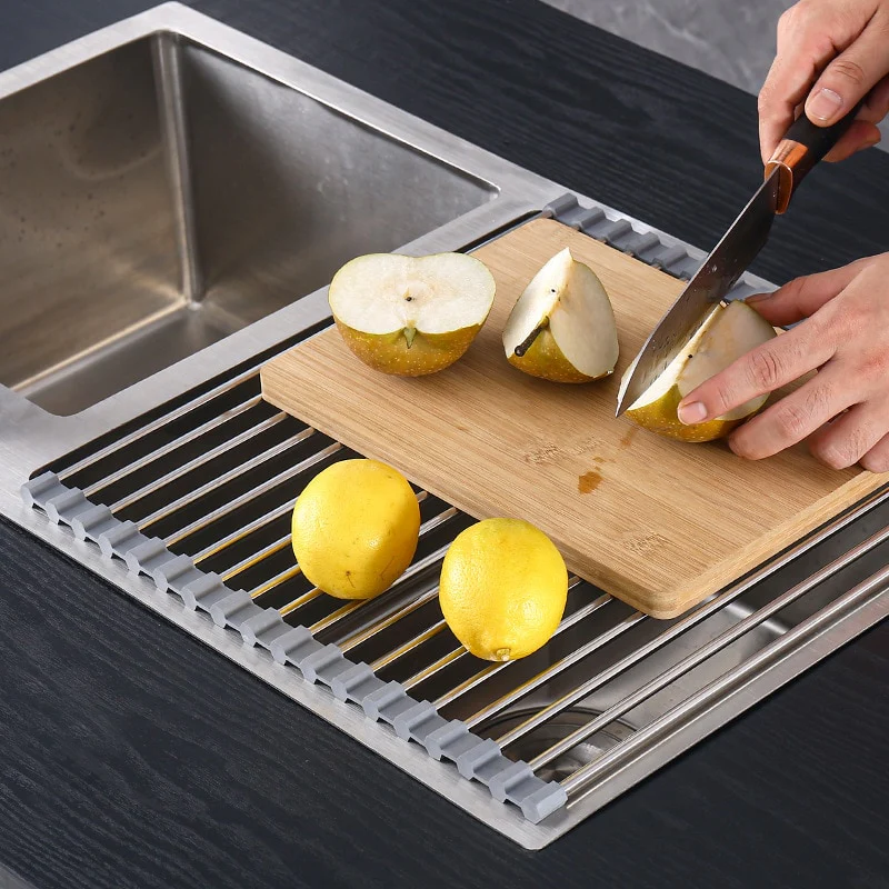 Stainless Steel Rolling Sink Drainer - Image 20
