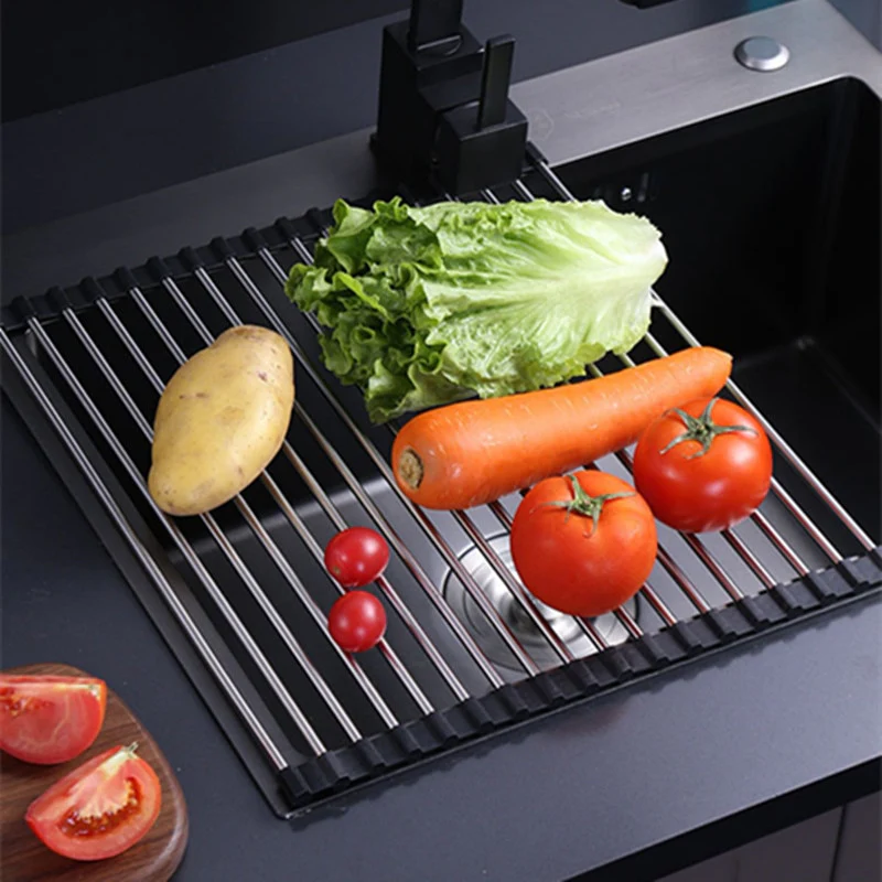 Stainless Steel Rolling Sink Drainer - Image 22