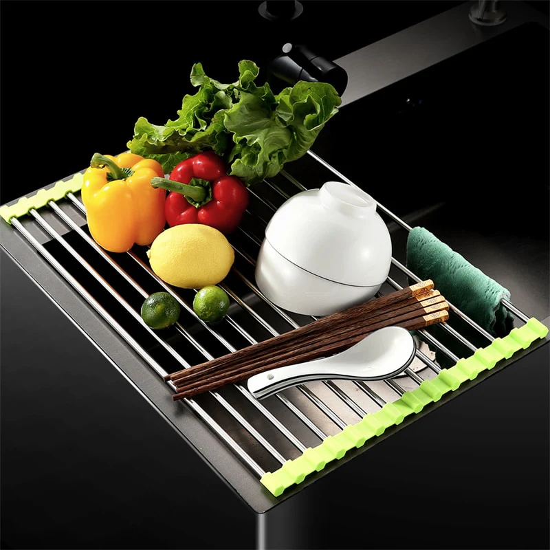 Stainless Steel Rolling Sink Drainer - Image 23