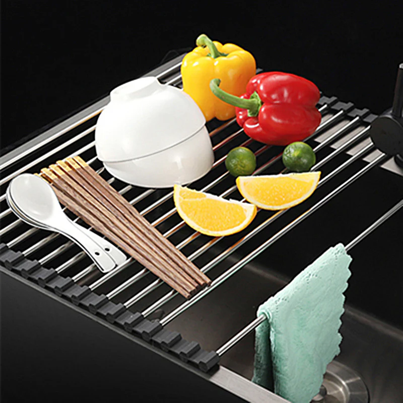 Stainless Steel Rolling Sink Drainer - Image 25