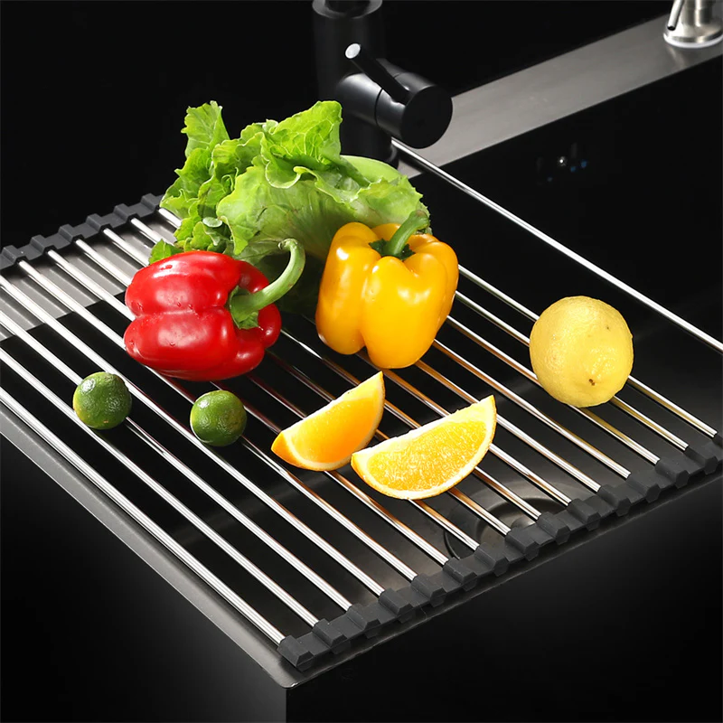Stainless Steel Rolling Sink Drainer - Image 26