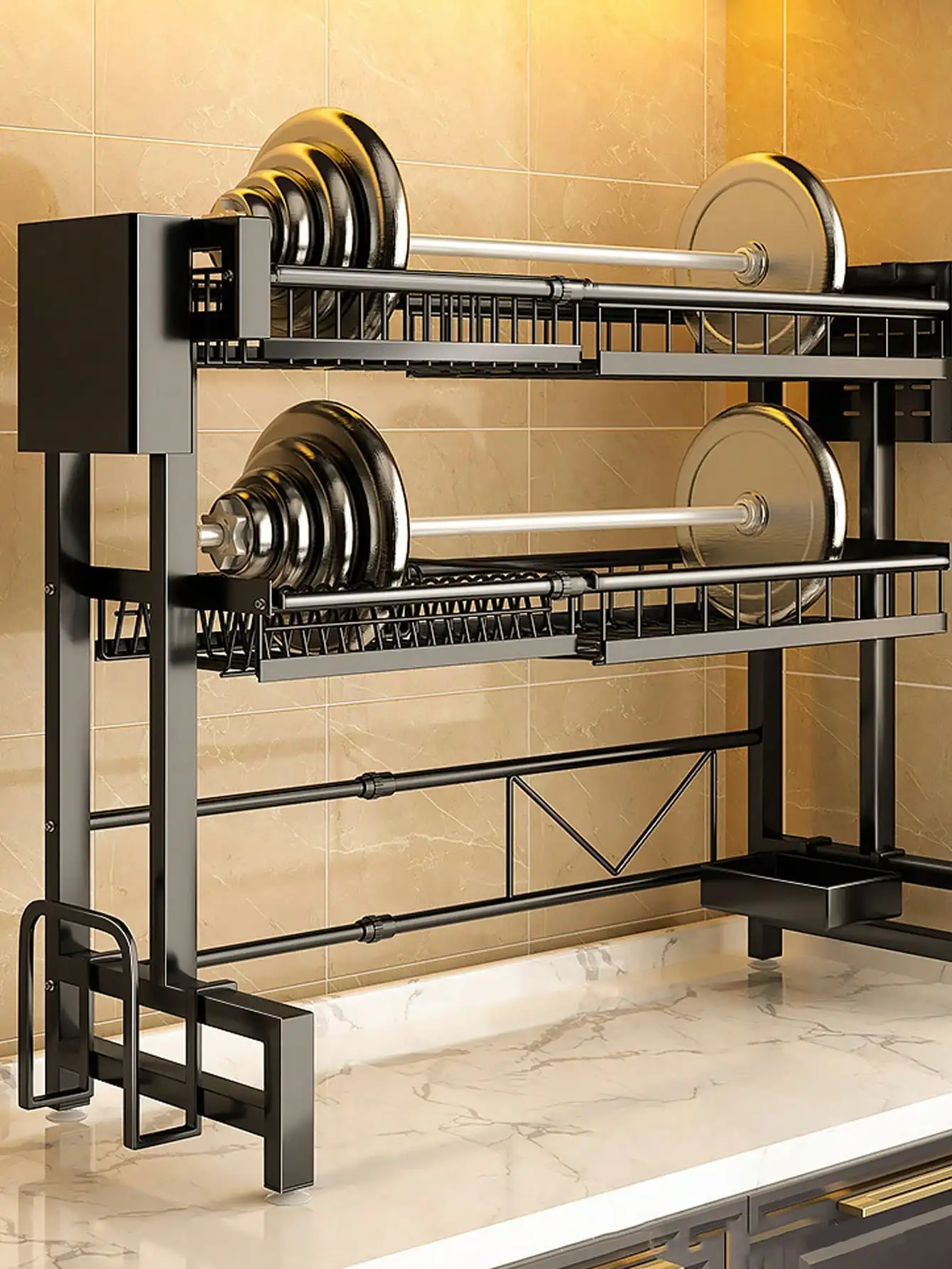 Stainless Steel Sink Dish Rack - Image 4