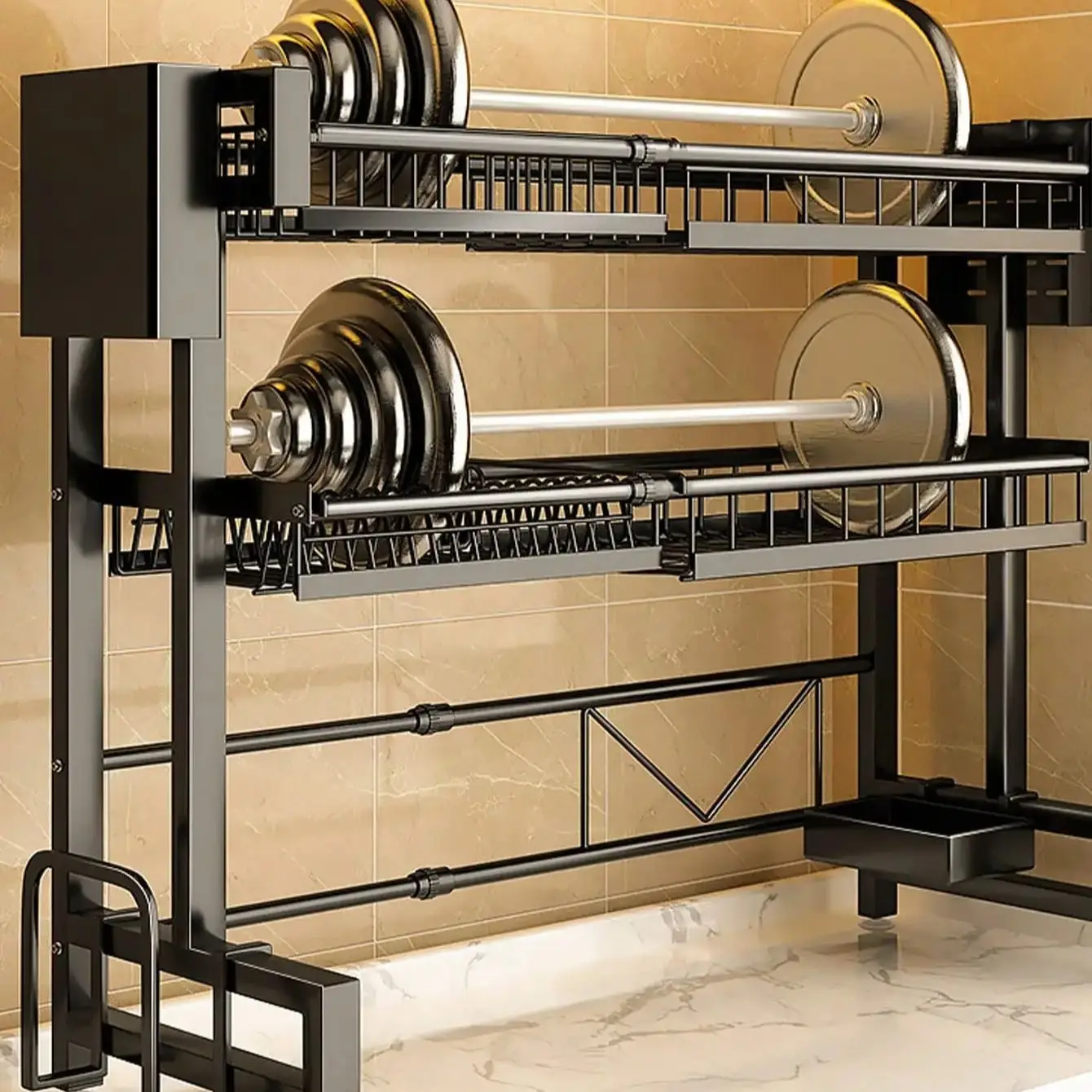Stainless Steel Sink Dish Rack - Image 7