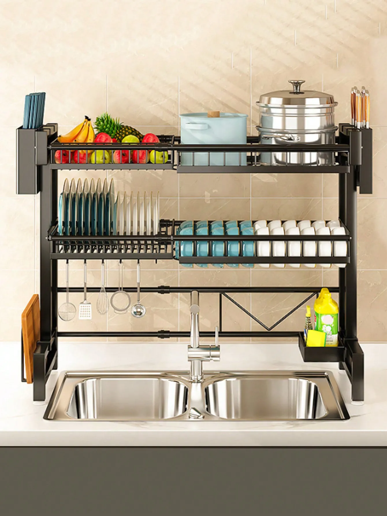 Stainless Steel Sink Dish Rack - Image 8