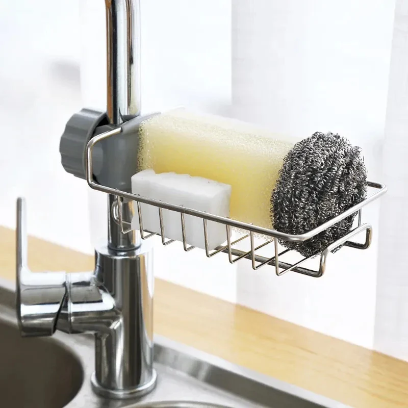 Stainless Steel Sponge Rack - Image 4