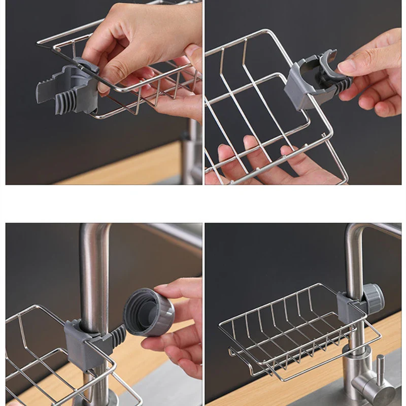 Stainless Steel Sponge Rack - Image 5