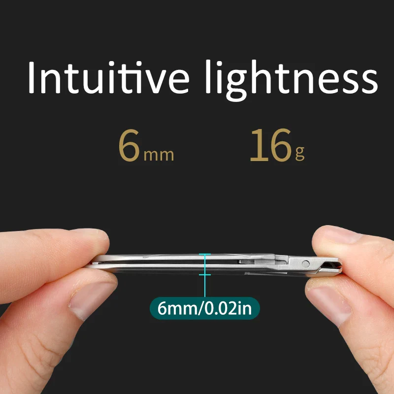 Stainless Steel Super Thin Nail Clippers - Image 4