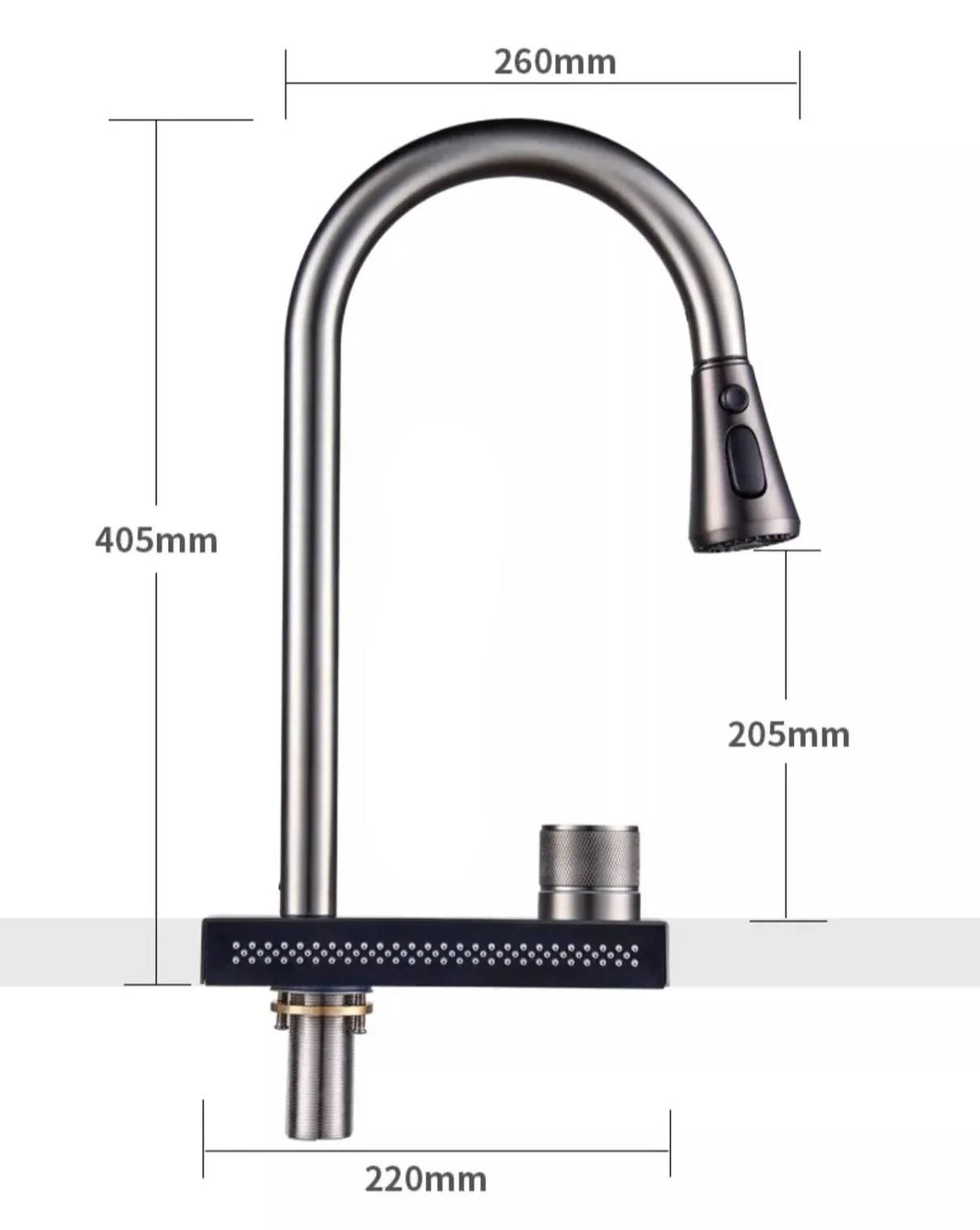 Stainless Steel Waterfall Faucet - Image 12