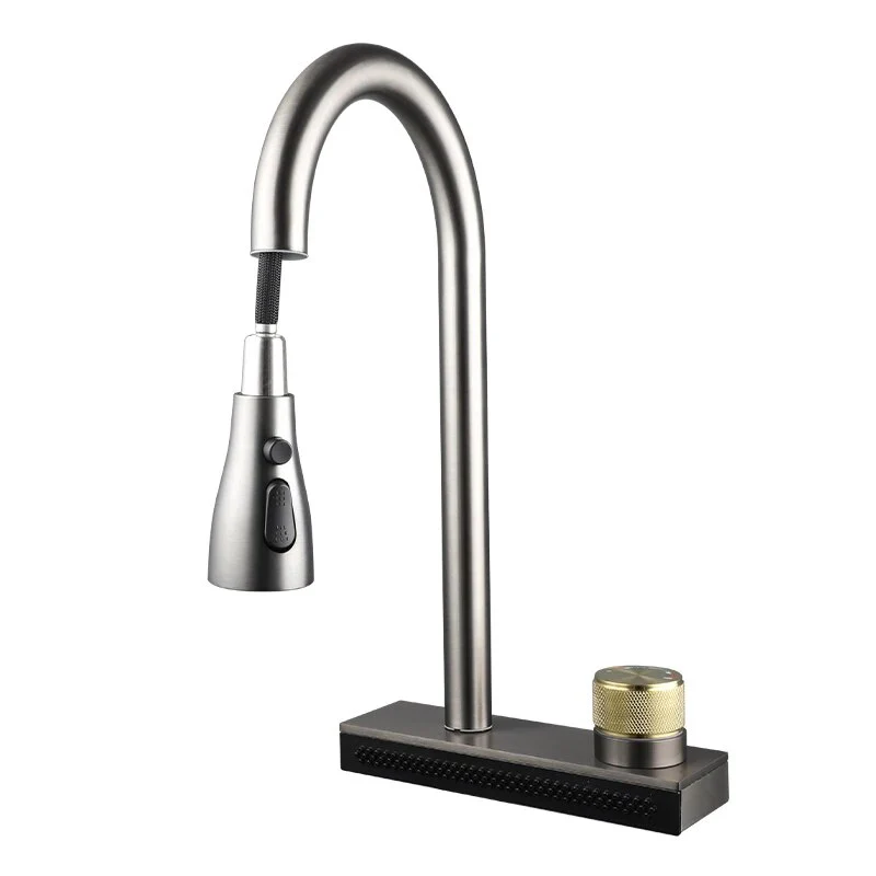 Stainless Steel Waterfall Faucet - Image 4