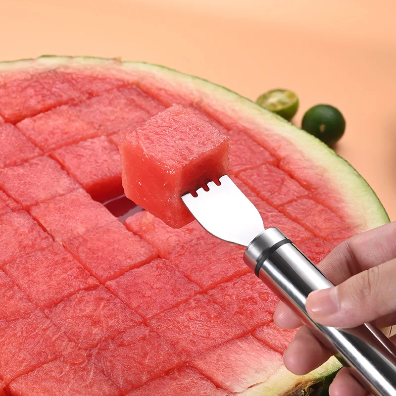 Stainless Steel Watermelon Cutter Fork - Image 4