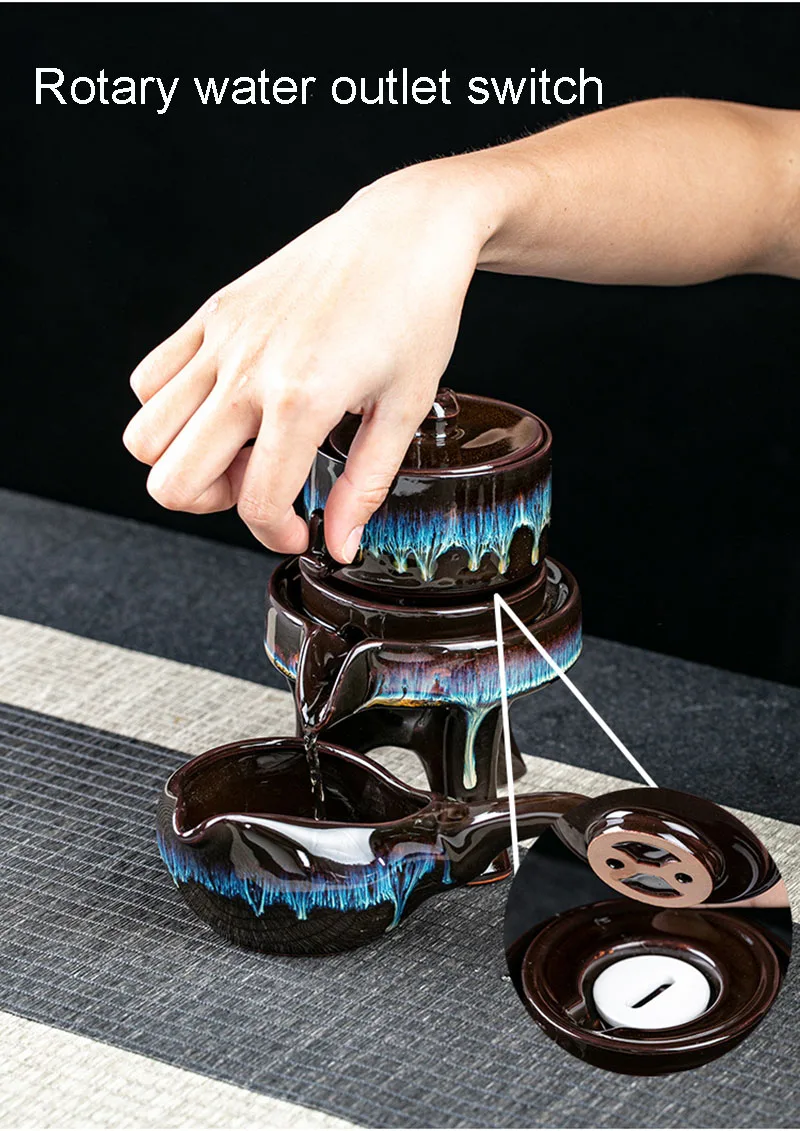Stone Essence: Handcrafted Chinese Tea Ceremony Set - Image 3