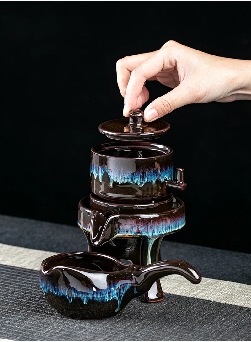 Stone Essence: Handcrafted Chinese Tea Ceremony Set - Image 5