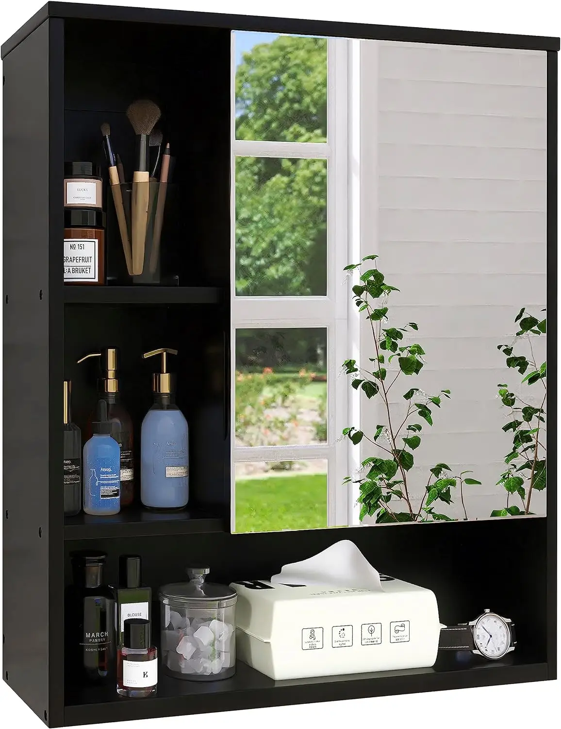 Storage Cabinet With Mirror Door - Image 10