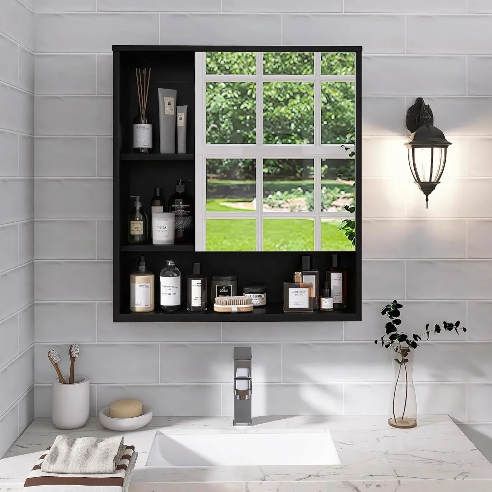 Storage Cabinet With Mirror Door - Image 2