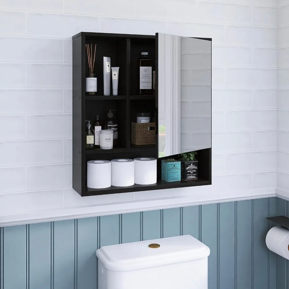 Storage Cabinet With Mirror Door - Image 3