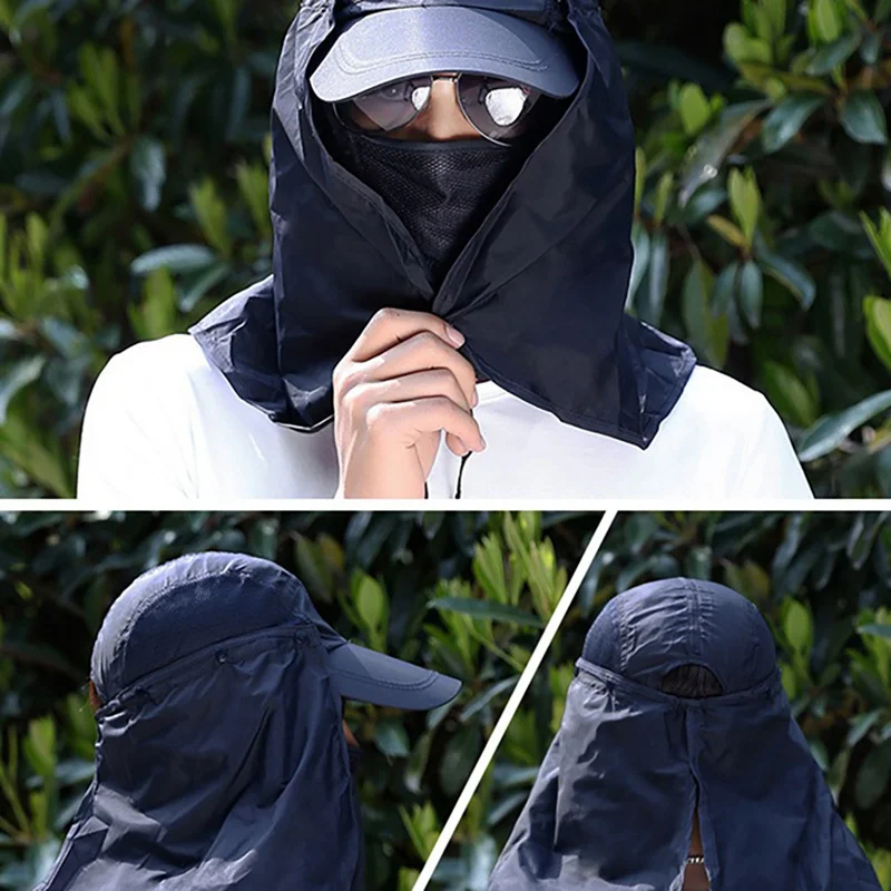 Summer UV Protection Mask Hat - Image 5