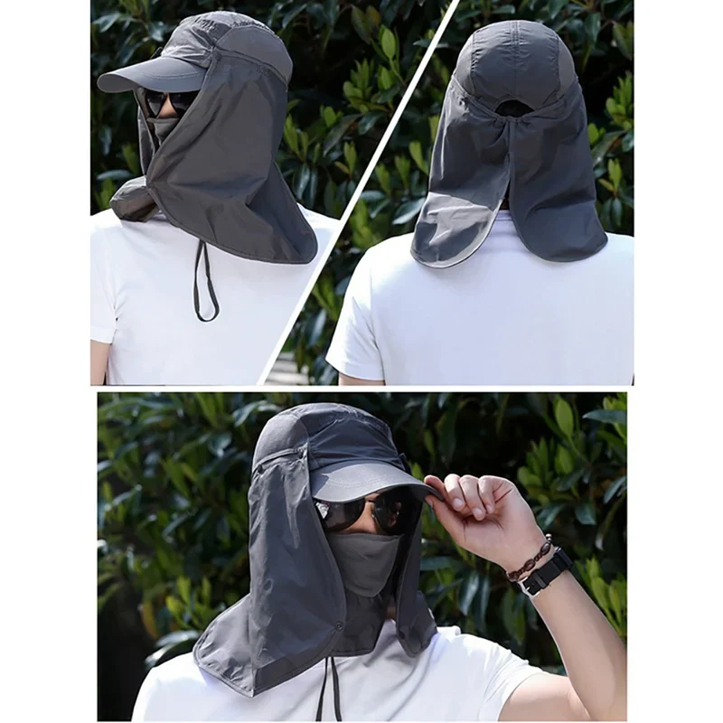 Summer UV Protection Mask Hat - Image 6