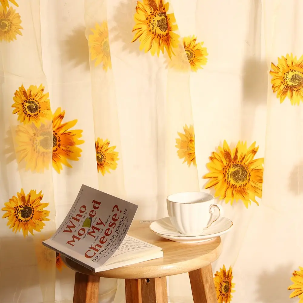 Sunflower Window Drape Curtain Liner - Image 2
