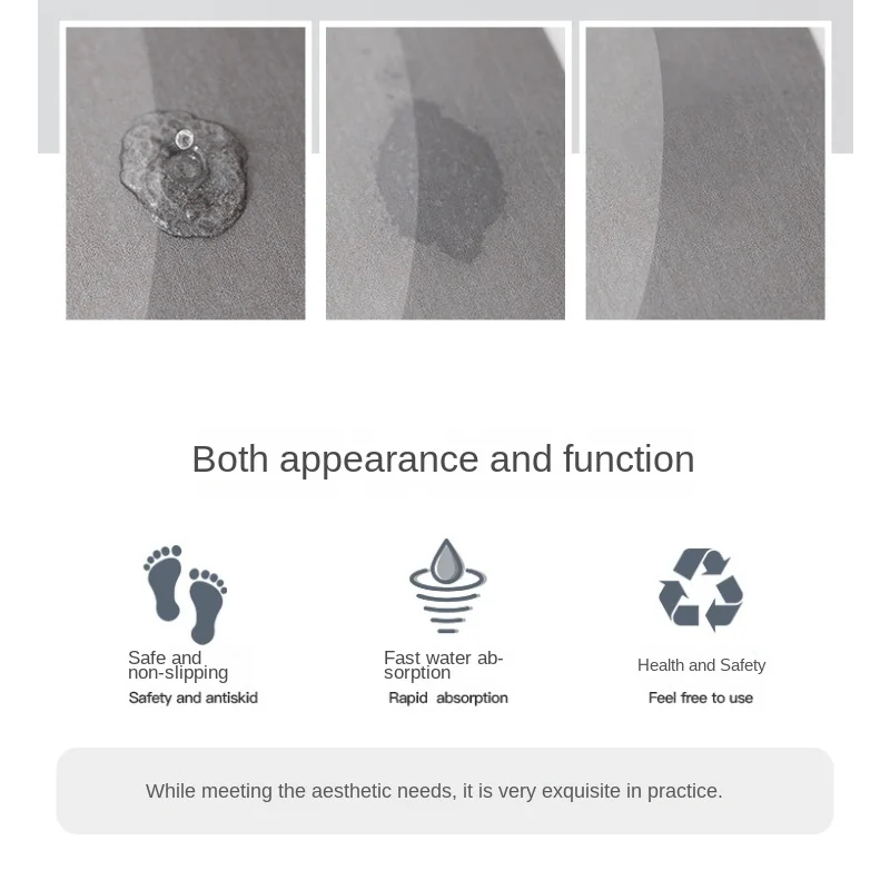 Super Absorbent Non-slip Bathroom Mat - Image 3