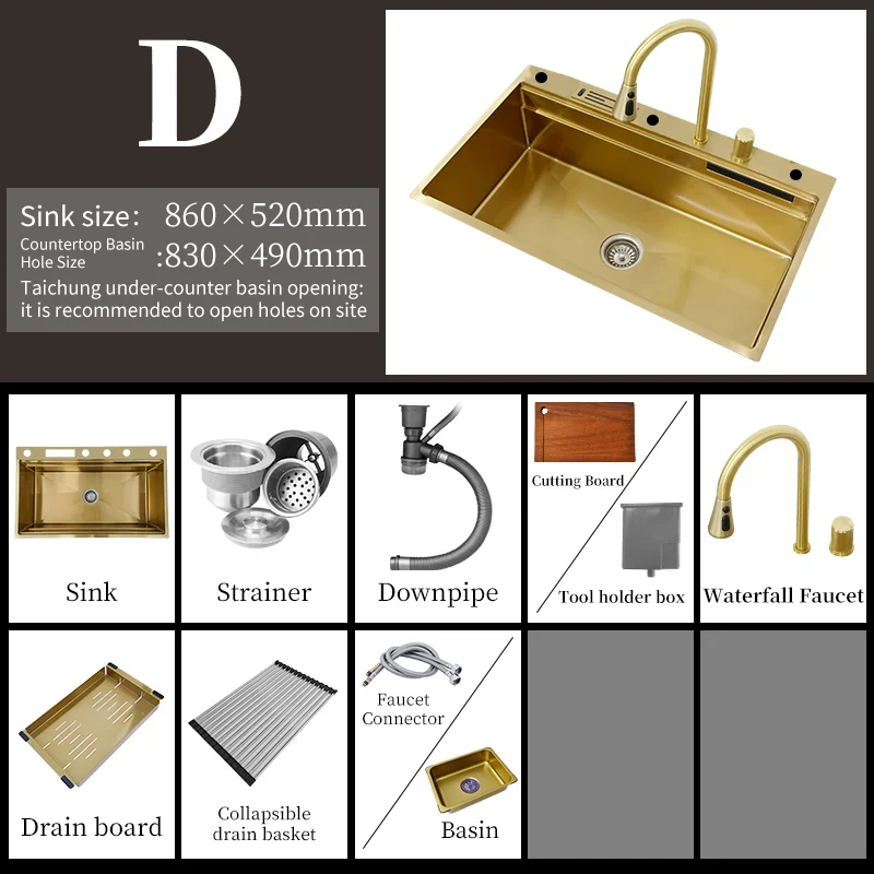 Supersize Waterfall Kitchen Sink - Image 10