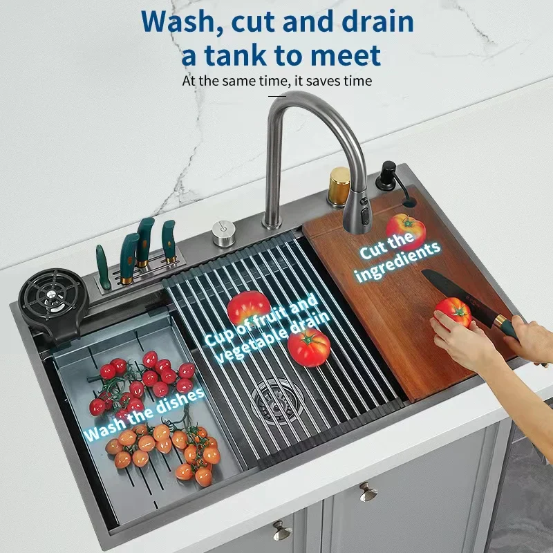 Supersize Waterfall Kitchen Sink - Image 2
