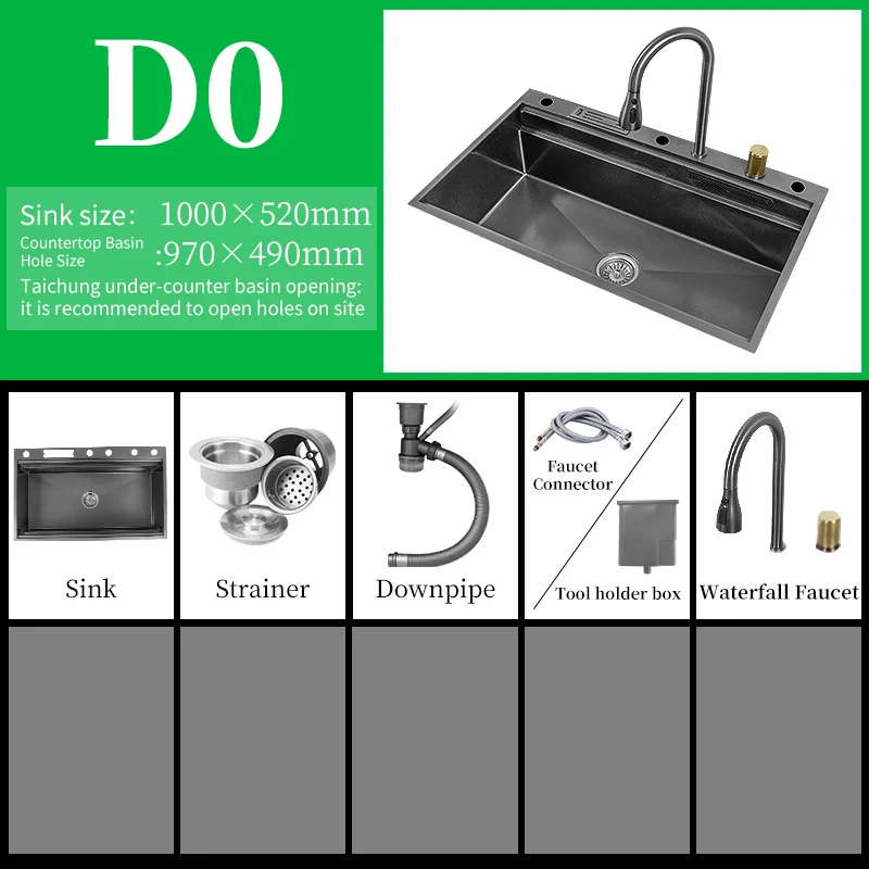 Supersize Waterfall Kitchen Sink - Image 21