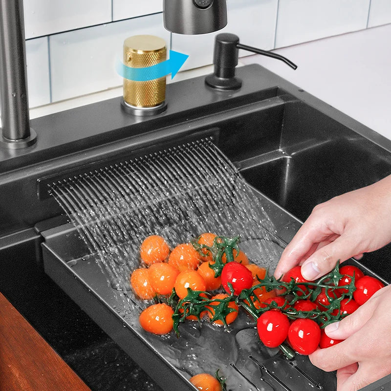 Supersize Waterfall Kitchen Sink - Image 5