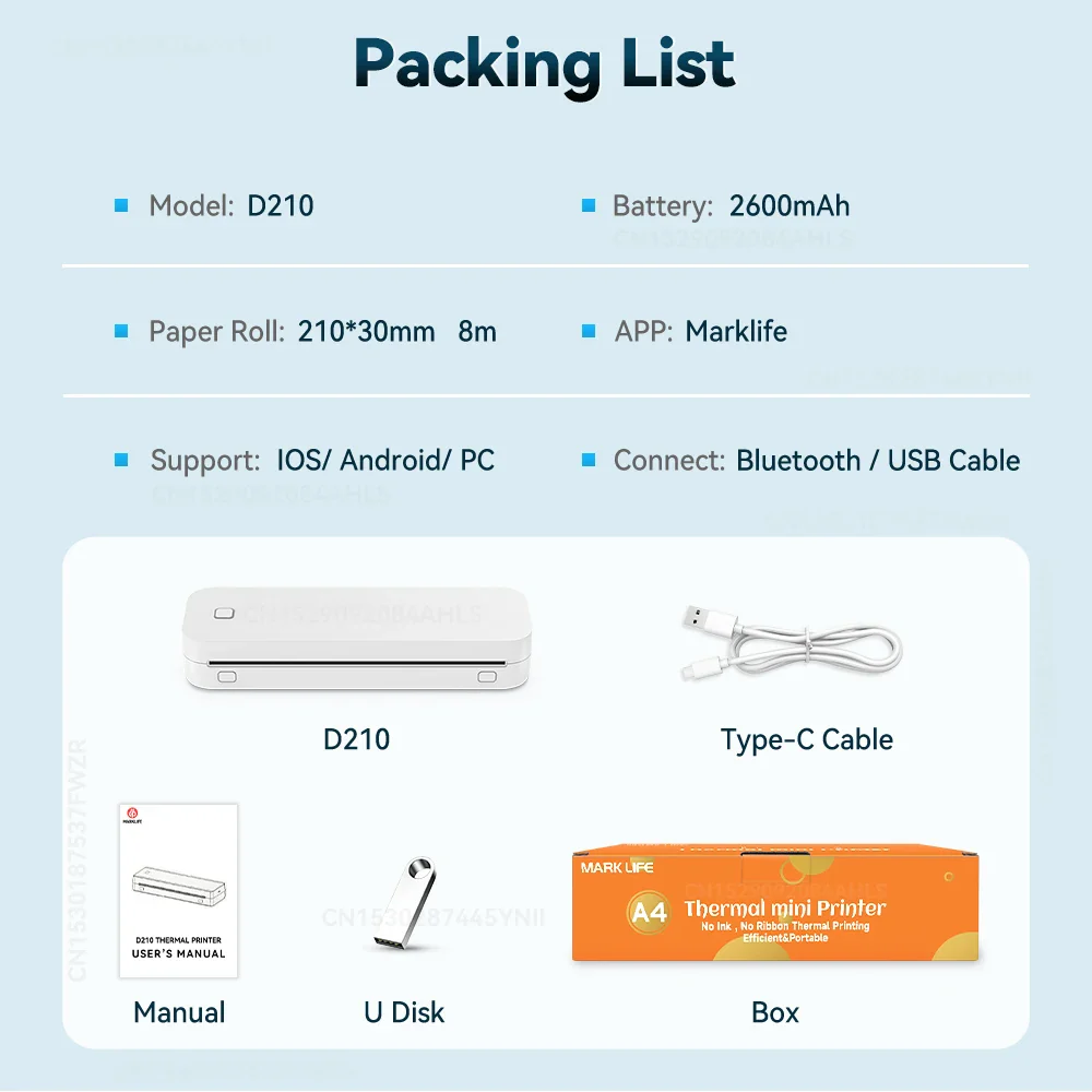 SwiftPrint Bluetooth A4 Printer - Image 13