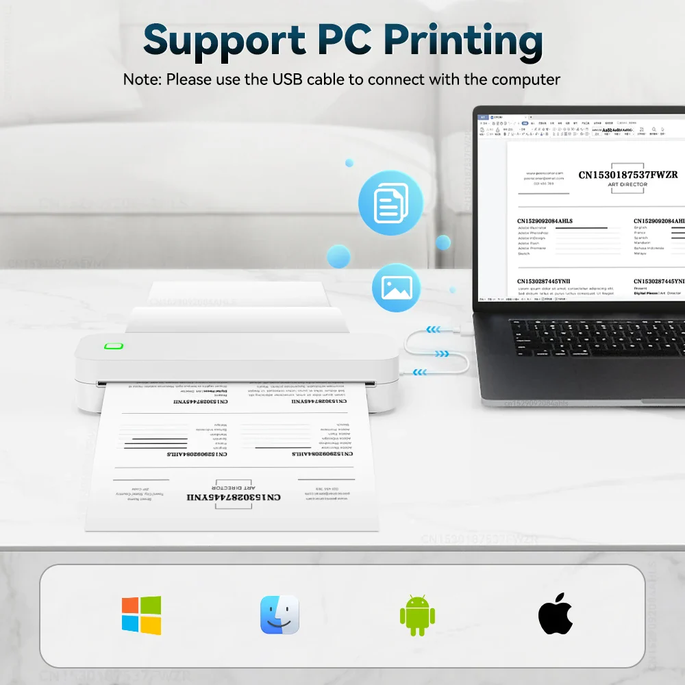 SwiftPrint Bluetooth A4 Printer - Image 4