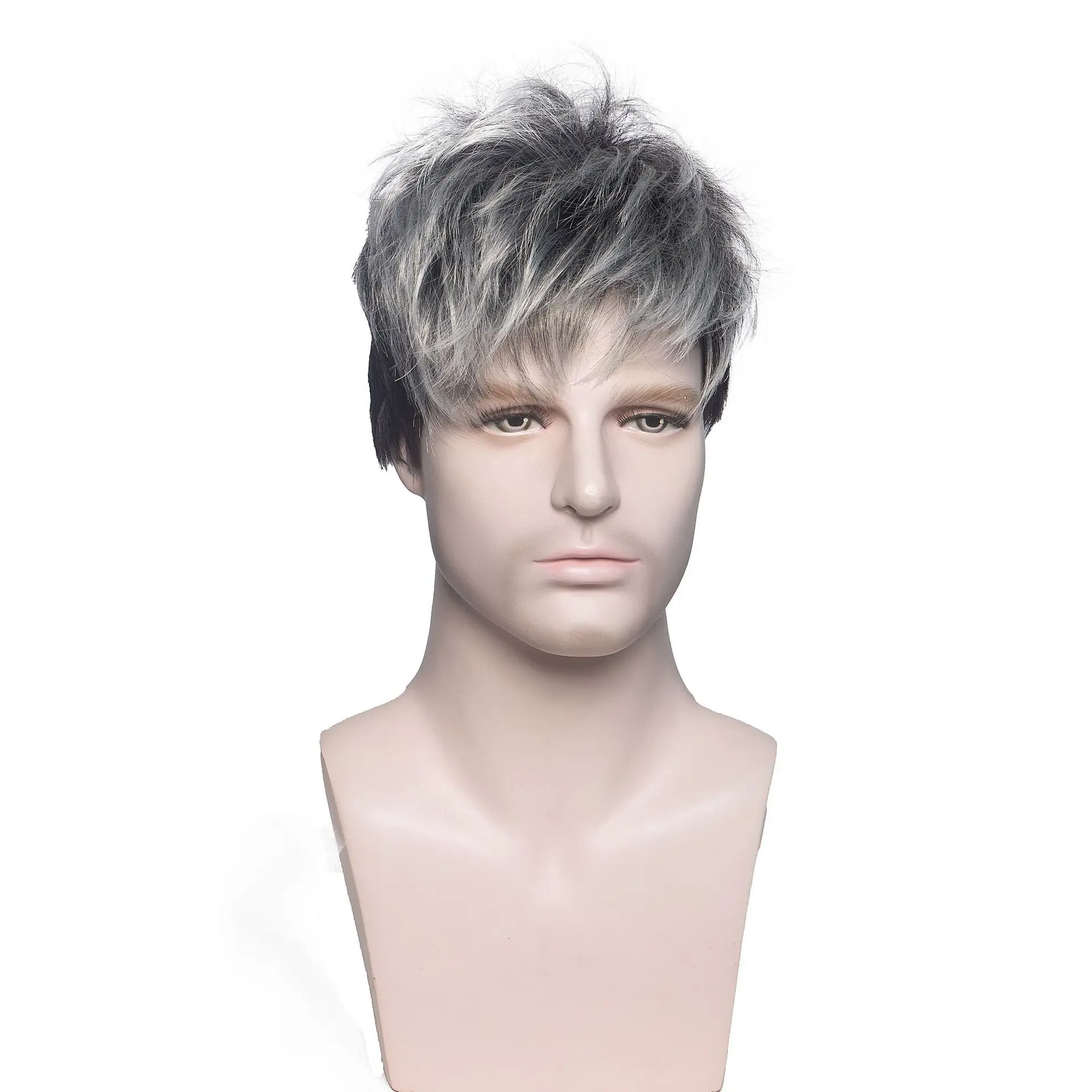Synthetic Hair Men Wig - Image 3