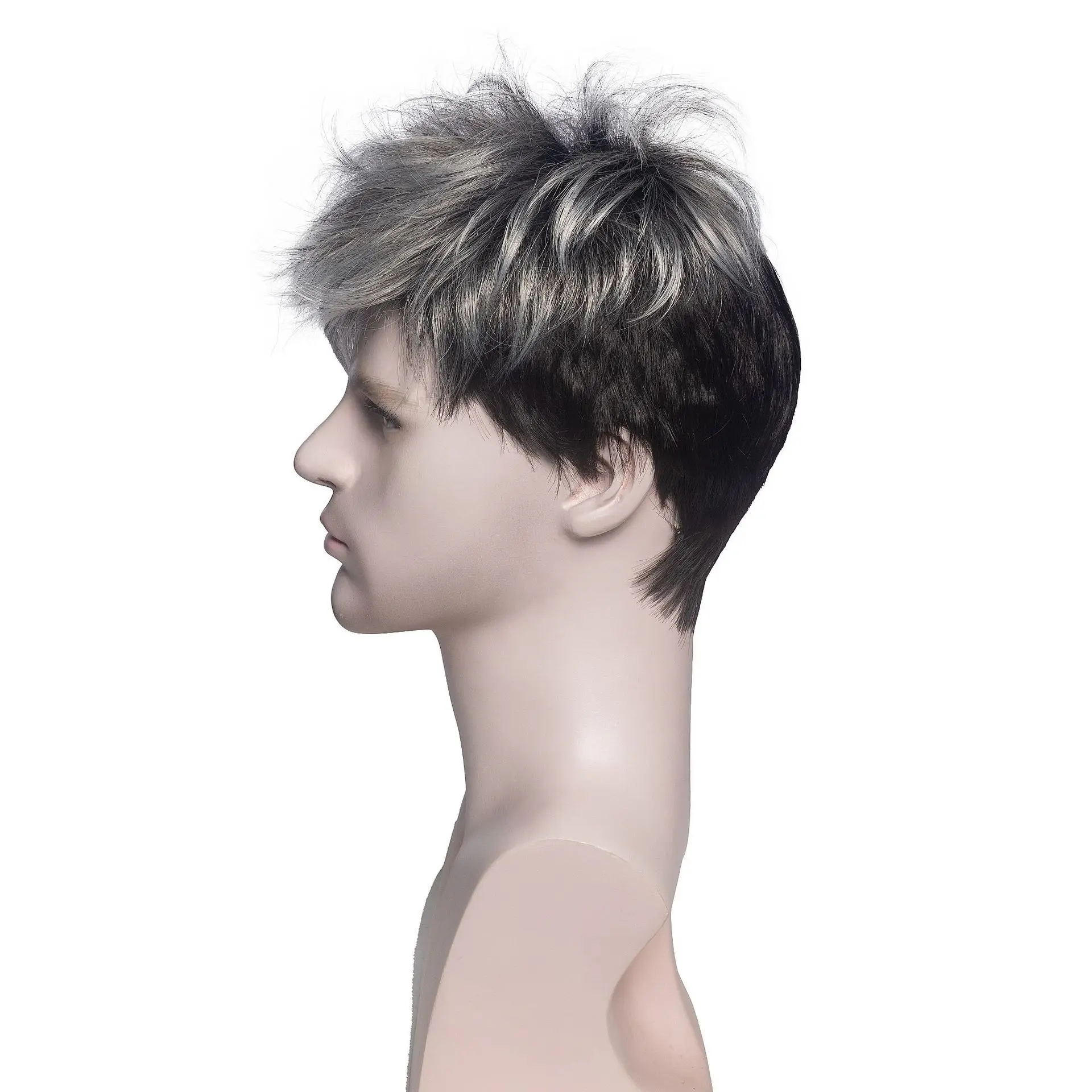 Synthetic Hair Men Wig - Image 4